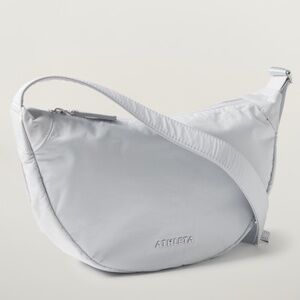 Athleta Light Gray Crossbody Bag